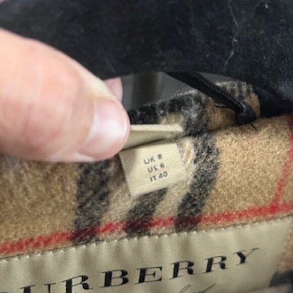 Burberry Coat Sz 6 - Picture 4 of 6